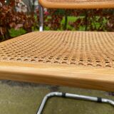 Lot of 4 Chairs Model Cesca designed by Marcel Breuer