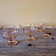 Vintage rosaline arcoroc luminarc pink glass ice cream cups (set of 6)