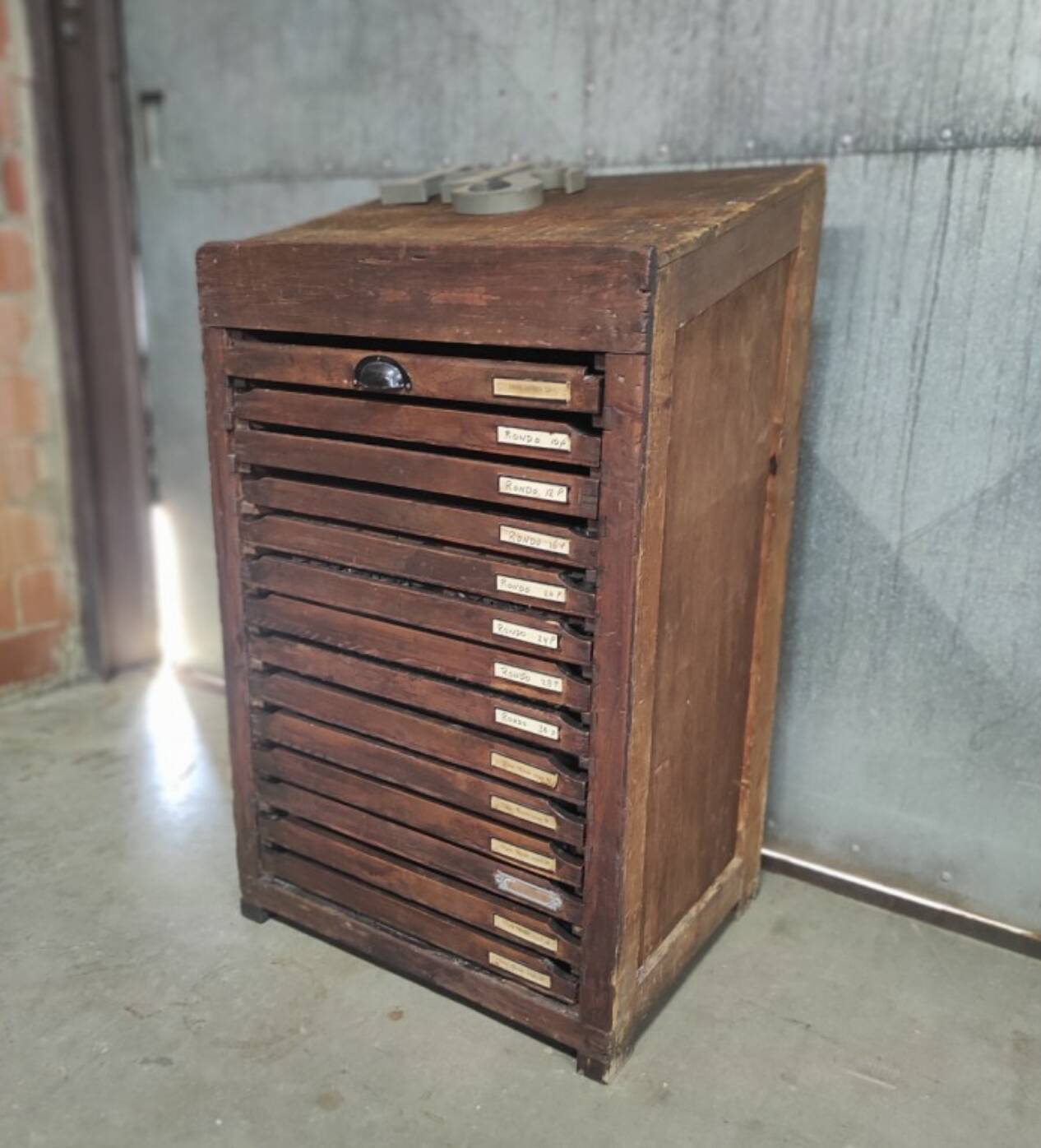 Meuble typographique vintage | Commode typographique authentique