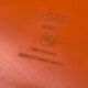 Table basse vintage orange Gilac