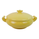 Large yellow modernist soup tureen