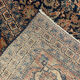 Large Vintage Indian Kashmiri Carpet Blue Wool Living Room Rug- 280x385cm