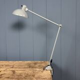 Grey two-arm Kaiser Idell clamp lamp model