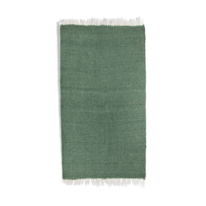 Kilim en laine vert 180