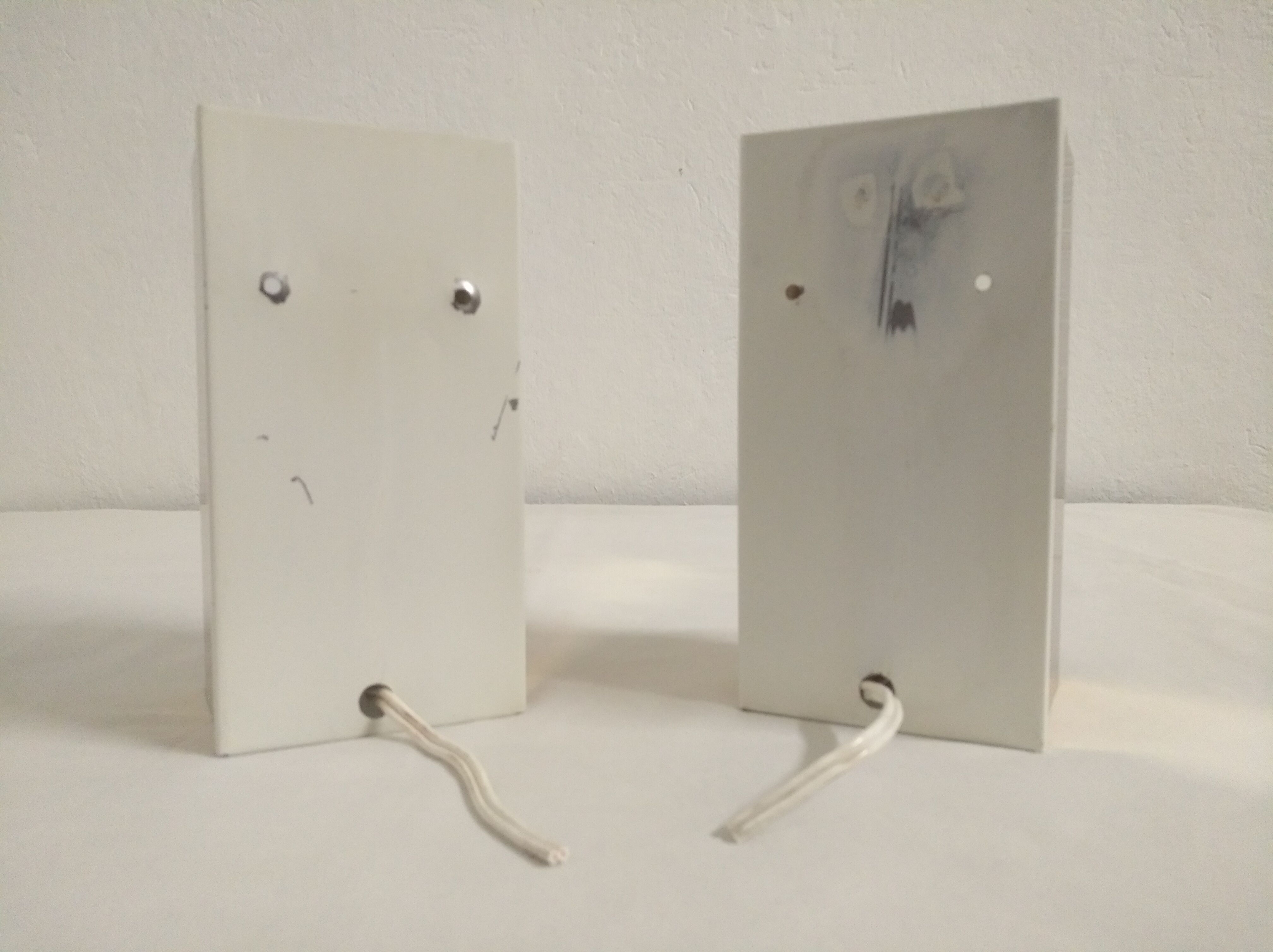 Pair of wall sconce 70s