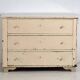 Commode ancienne en pin peint – Meuble rustique européen patiné – circa 1900