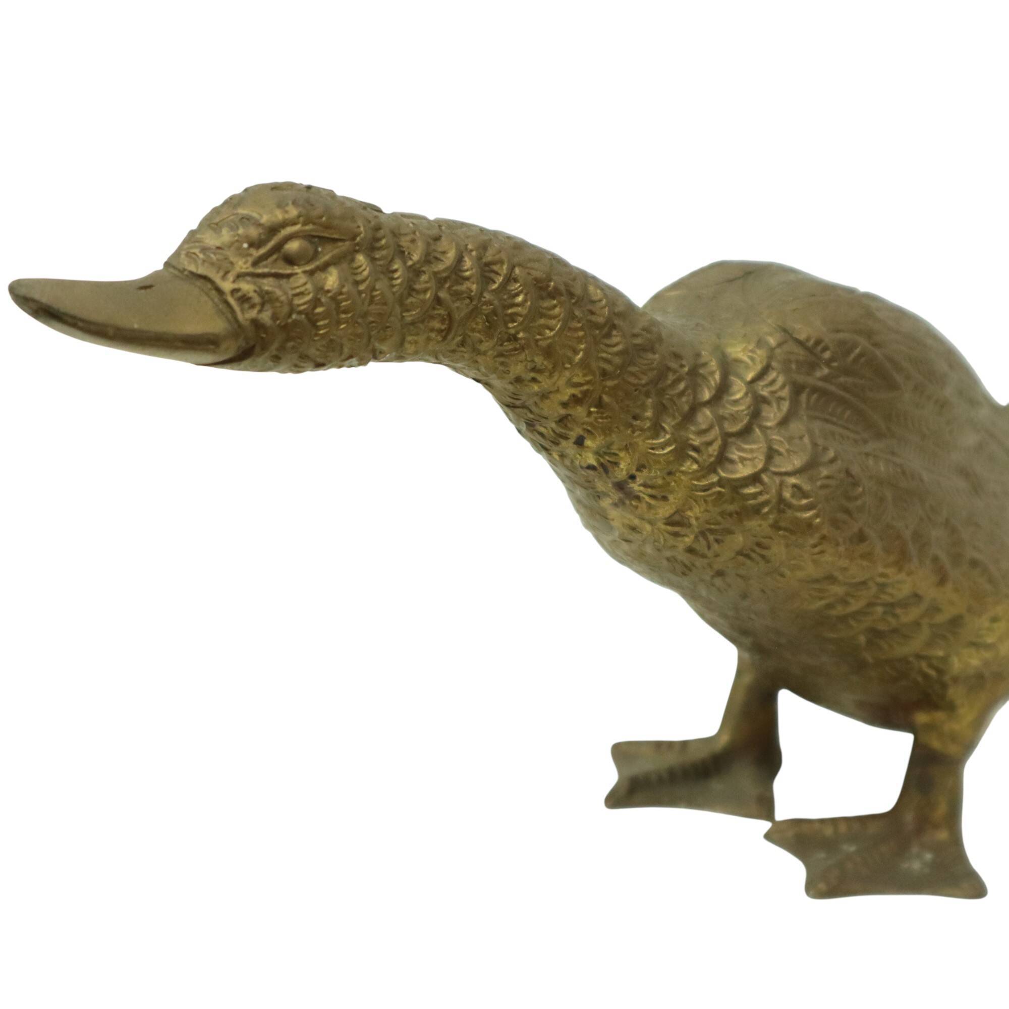 Pair of Bronze Ducks and Geese Figurines France 1940s