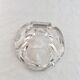 Round cut crystal ashtray signed dimension: height -8cm- diameter -16cm-