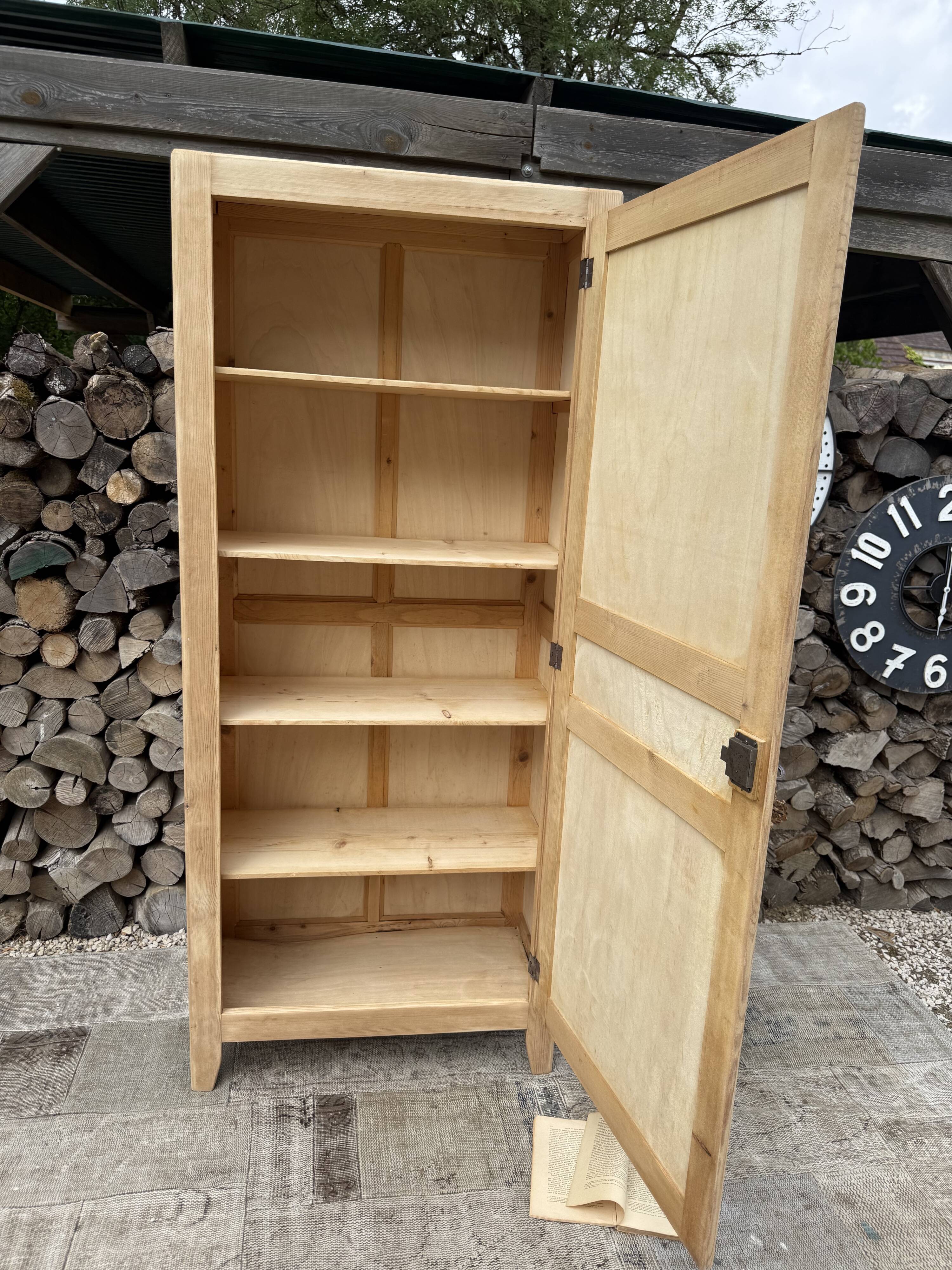 Renovated wooden wardrobe