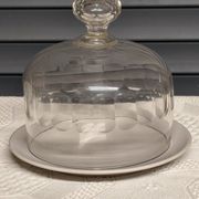 Cloche a fromages en cristal