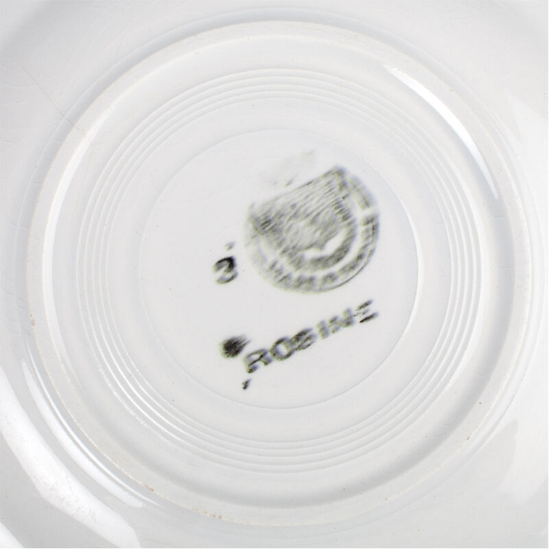 Pair of plates St Amand model rosine1932