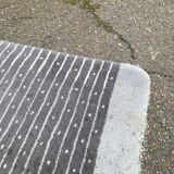 Tapis Toulemonde Bochart gris laine fait main 200x300