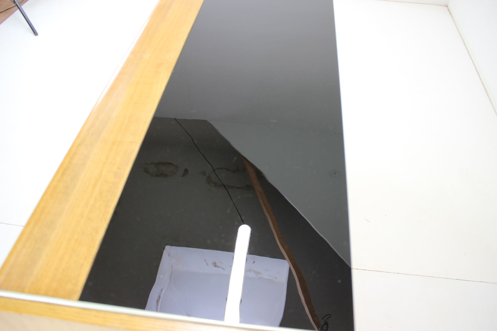 Vintage Cabinet Combination of Veneer and Glass by Jitona,1960s