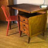 1950 foot compass desk and Scandinavian chair