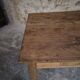 Table à manger rustique de ferme française, deux tiroirs, années 1920–1940