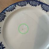 Set of 5 "Capri" plates from Digoin Sarreguemines.