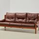 Pierre Chapo S32 Leather Sofa for Atelier Chapo France 1960s