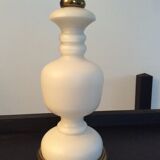 Vintage opaline and brass lamp 60/70