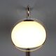 Vintage Space Age wall lamp in methacrylate and metal, 1970s design.