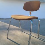 Chaise vintage stafor vers 1980