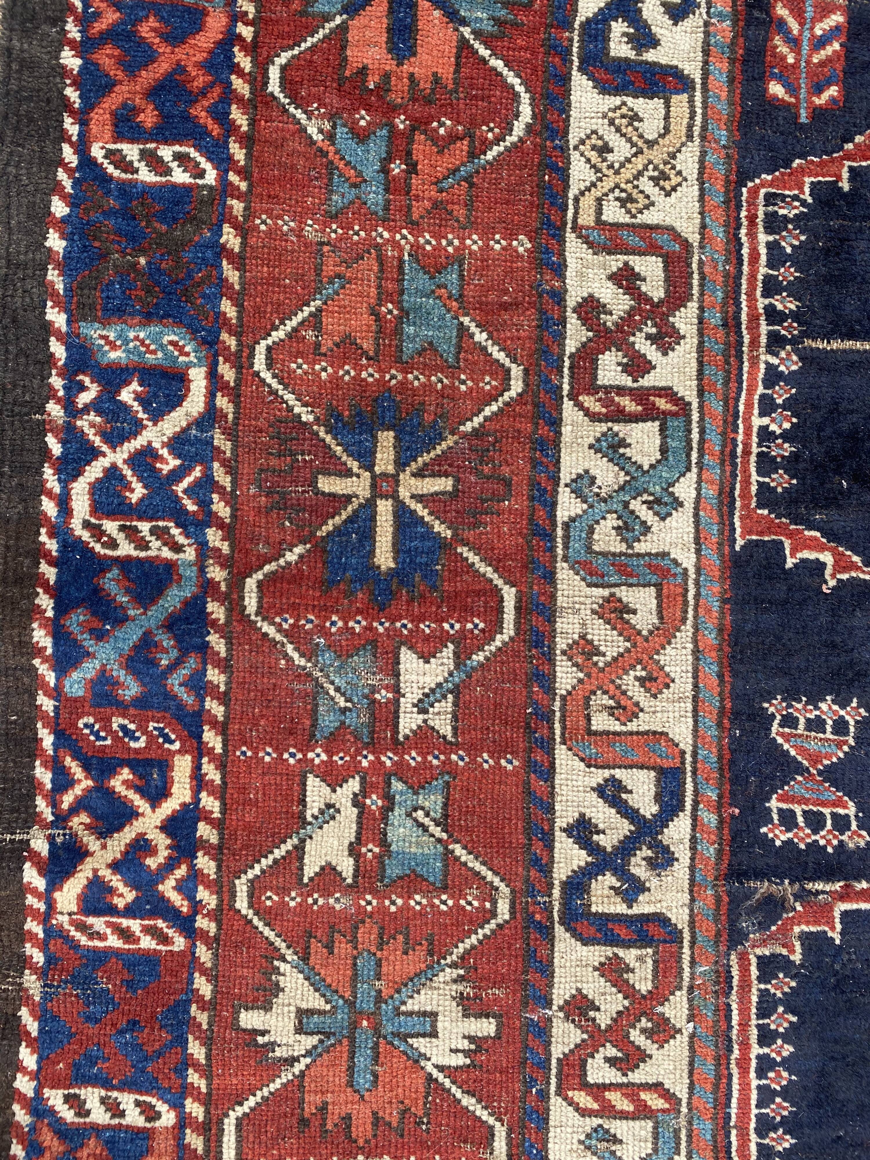 Handmade ancient Persian carpet 158x230cm