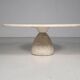 Finale 1790 travertine coffee table by Peter Draenert, 1970s.
