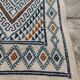 Hand-woven natural wool hallway rug