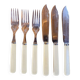 Bakelite fish cutlery from the 1930s