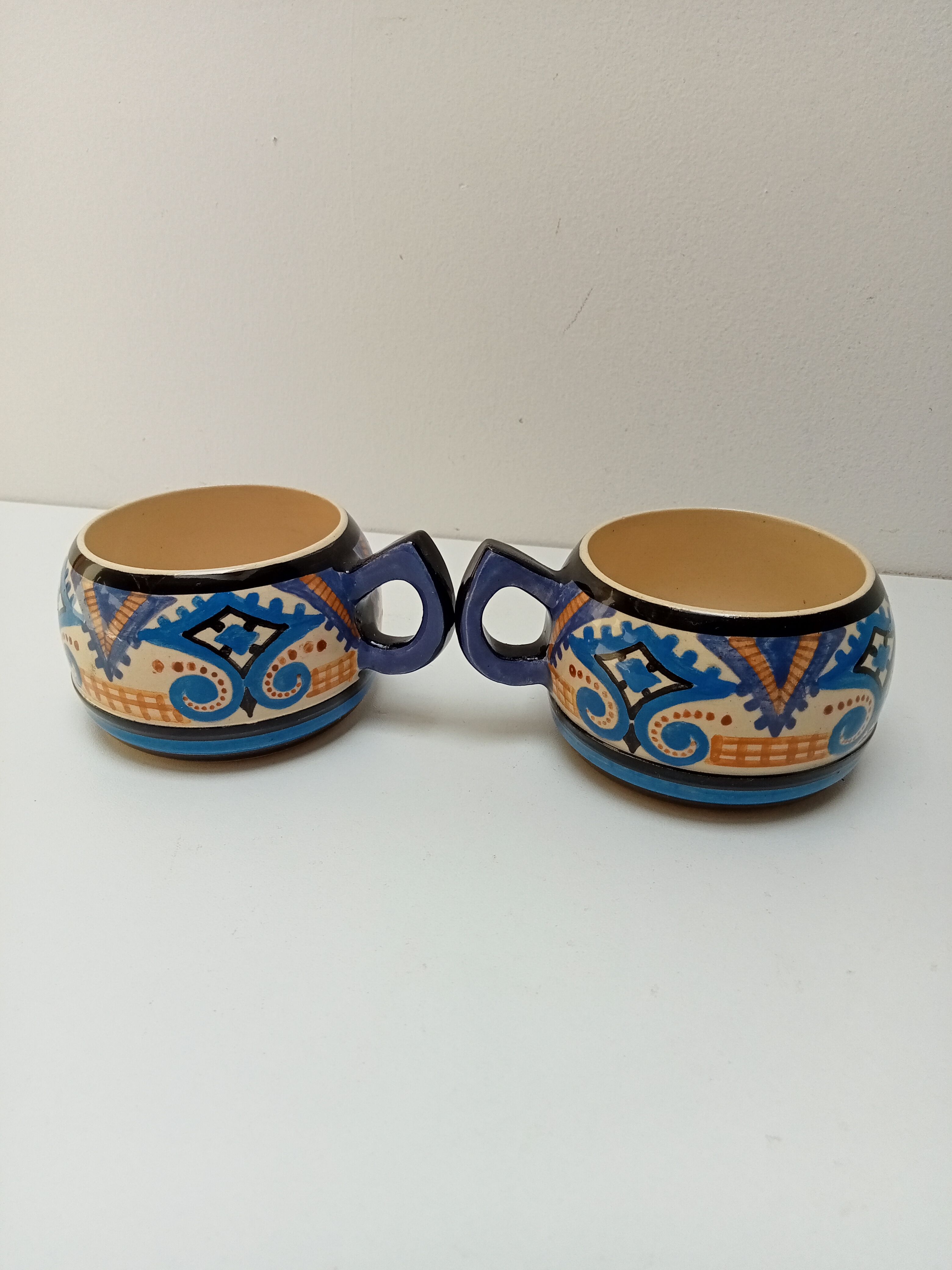 Duo of cups Paul Fouillen Quimper