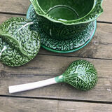 Cabbage slip tureen