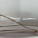 Art Deco service, porcelain with platinum, Kintsugi restoration.