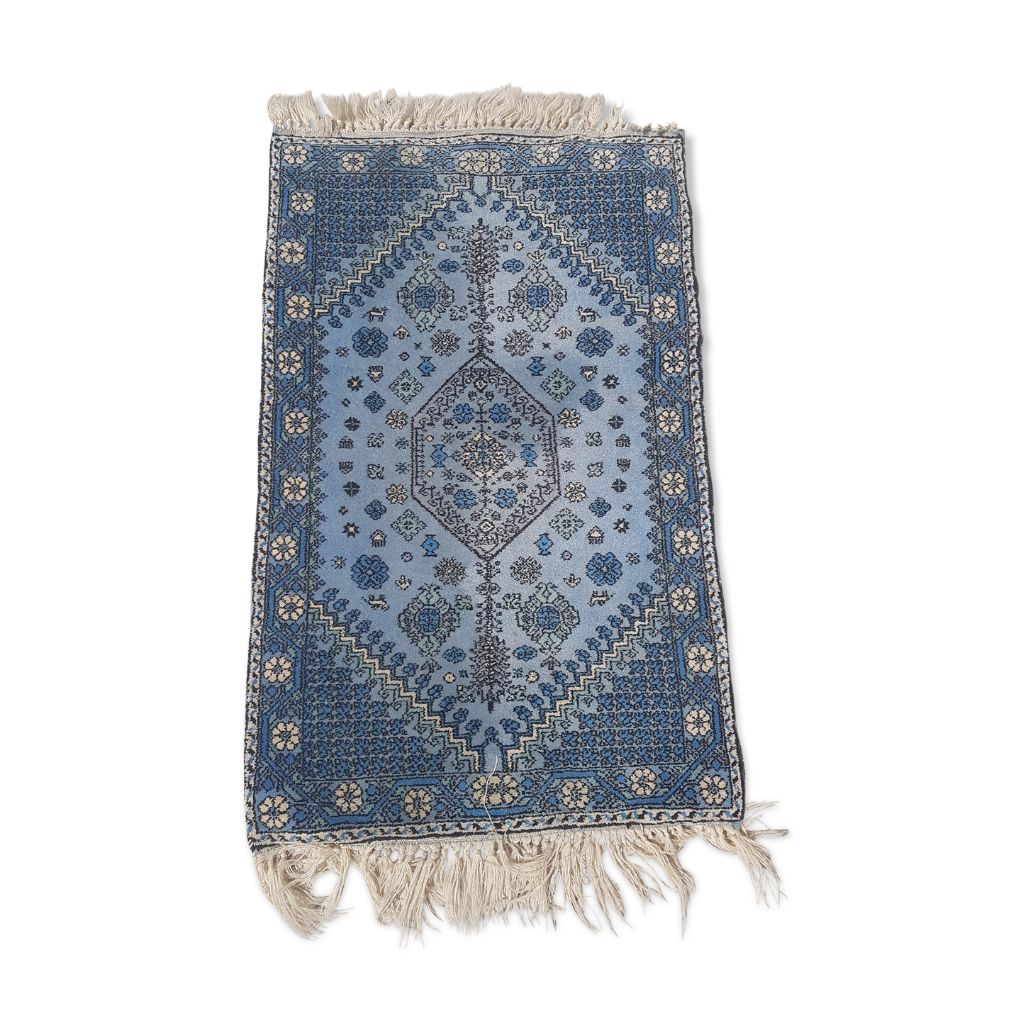 Handmade Persian carpet 100% wool 86x173cm