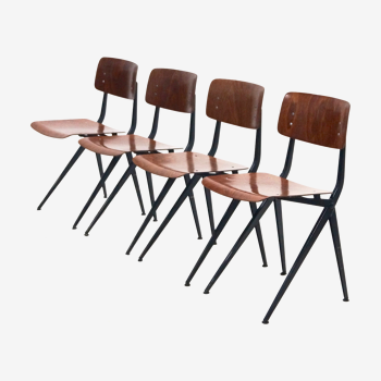 Set of 4 chairs by Ynske Kooistra for Marko Holland 1960s