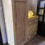 Re-styled asymmetrical wardrobe