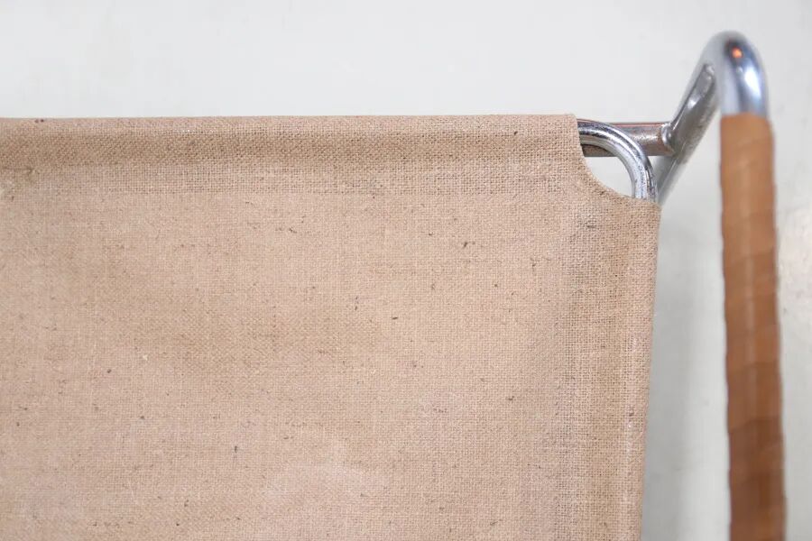 Karin Mobring Amiral chairs in chrome and jute from 1973