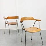 Paire de chaises vintage 4455 de Niko Kralj pour Stol