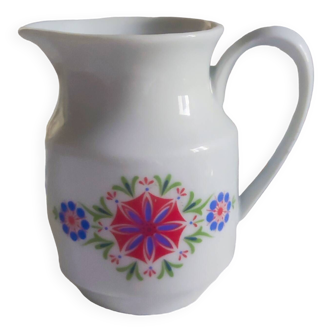 Pitcher rieber bavaria colorful floral pattern