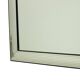 Vintage silver Deknudt mirror in Hollywood Regency style, 107 cm