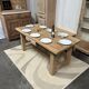 Solid oak farmhouse table