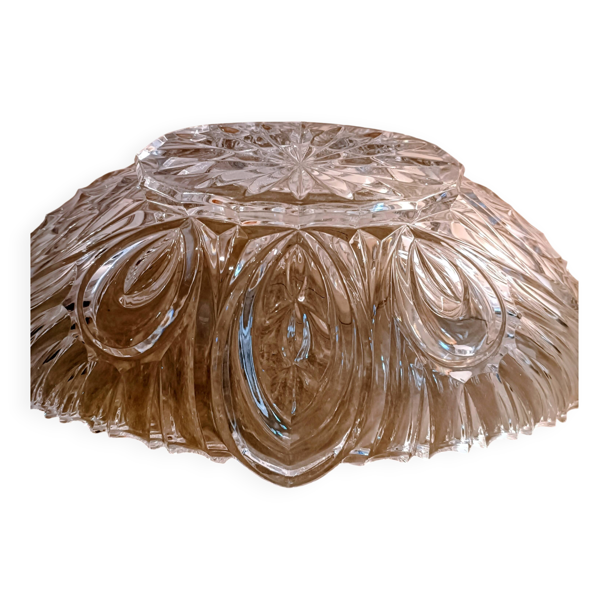 Cut crystal bowl