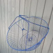 Grand panier de pêche ou récolte ancien 