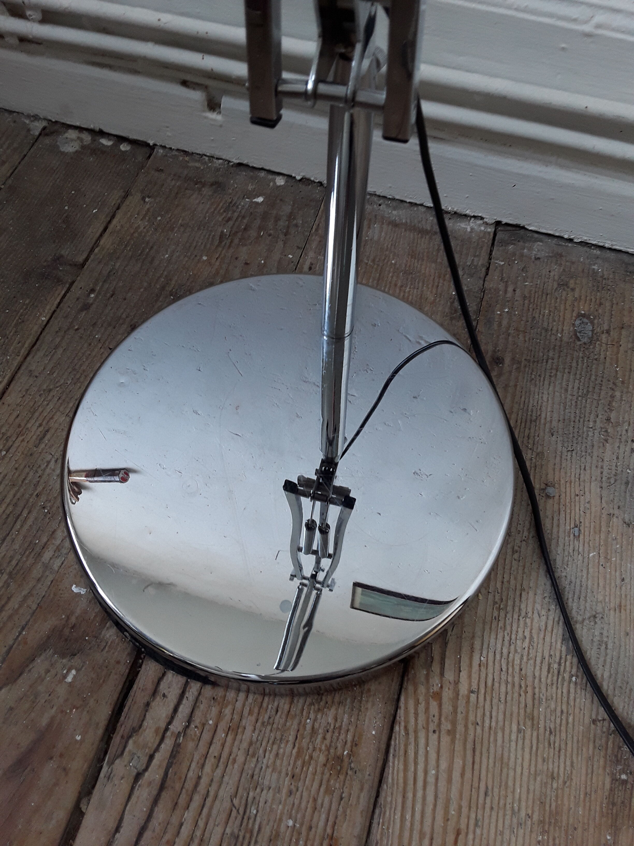 Chrome metal lamp 70/80s