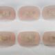 Set of six pink murano glass sconces. Italy 1970s