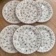 6 flat plates Oakwood Staffordshire Tableware