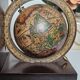 Pair of vintage world map bookends Italy