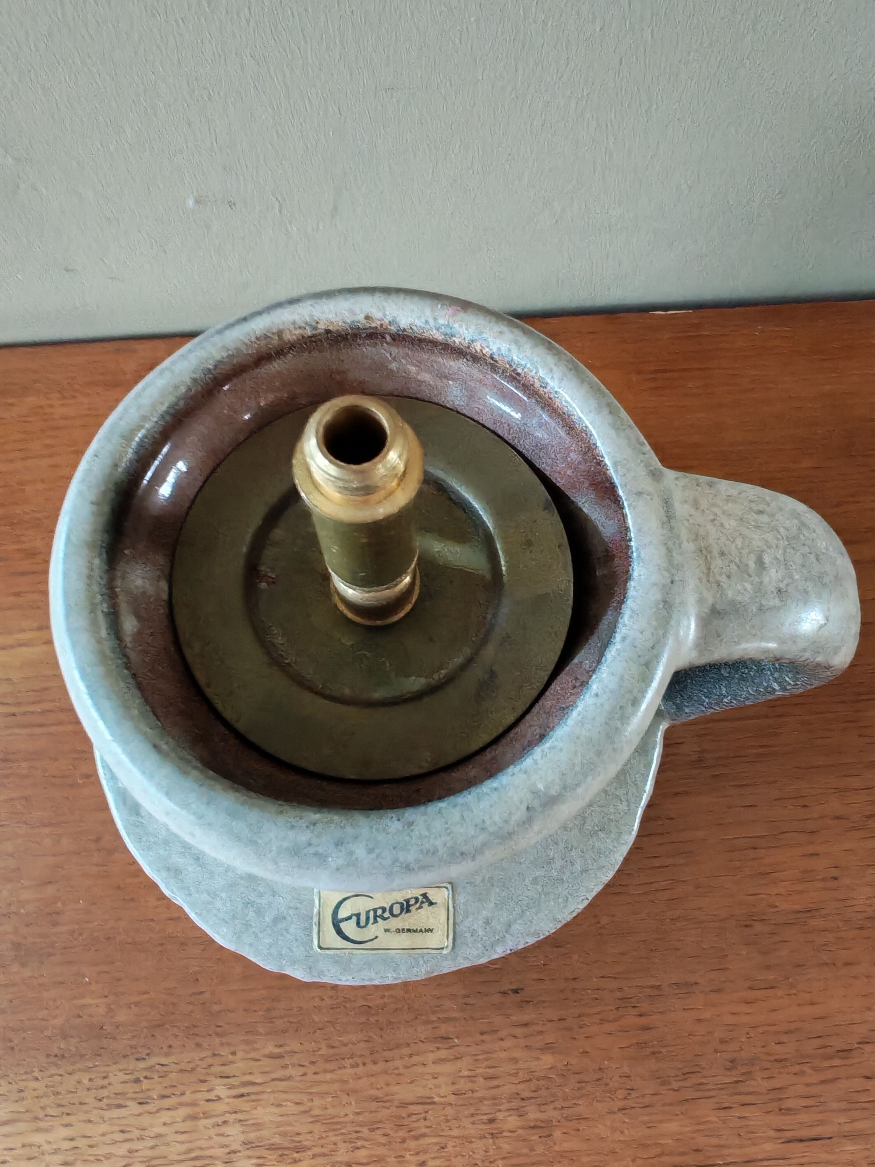 Vintage ceramic lamp base or vase