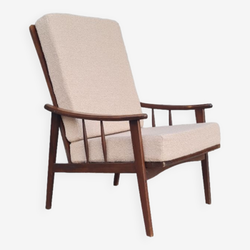 Scandinavian teak armchair 1950