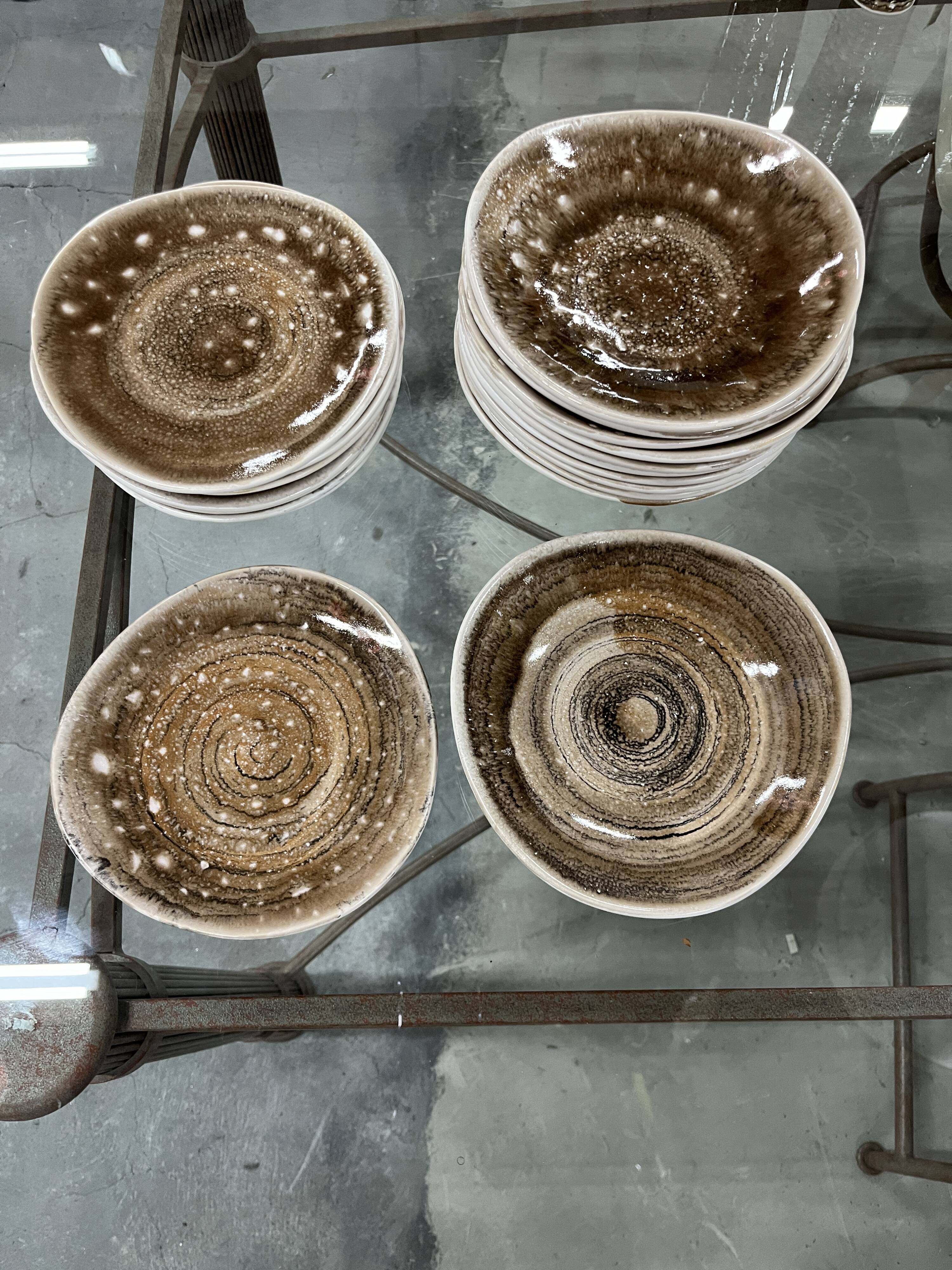 Niderviller 61-piece dinner service with Ecume decor