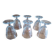 6 old glasses