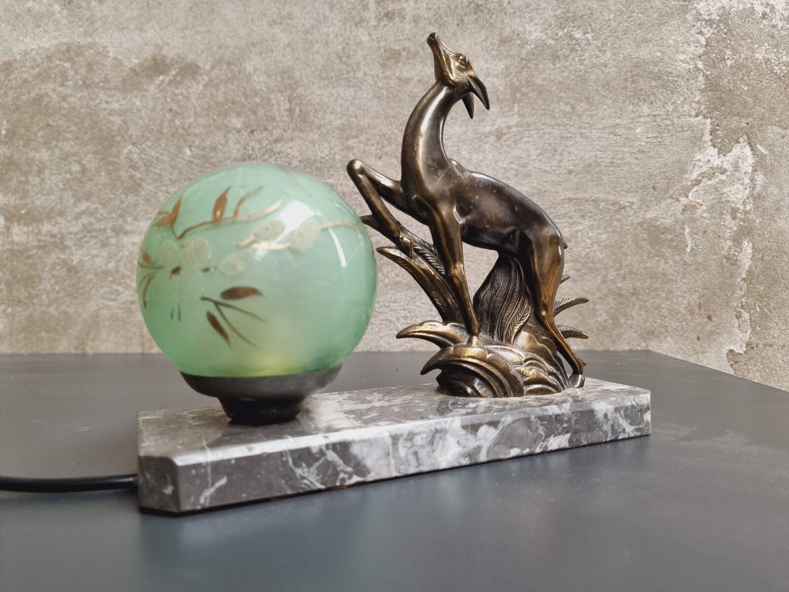 Art deco lamp French table lamp